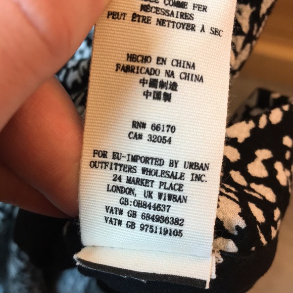 Free People Looking For Love Midi Dress In Black and White Animal Print Size 2 - Picture 10 of 13